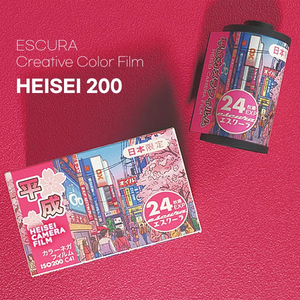 에스쿠라 헤이세이 컬러필름 200-24컷 (1롤) 2029.04 / Escura HEISEI 에스쿠라 헤이세이 컬러필름 200-24컷 (1롤) 2029.04 / Escura HEISEI