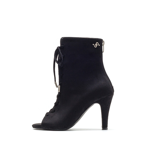 베이직 스웨이드 오픈토힐(블랙)