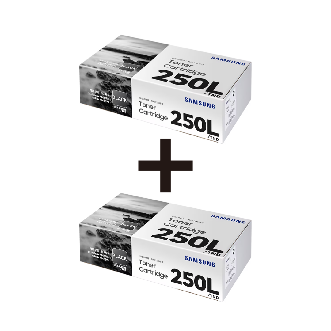[포인트10%적립] 삼성 정품 흑백 레이저프린터 토너 1+1 (3,000매+3,000매) MLT-K250L