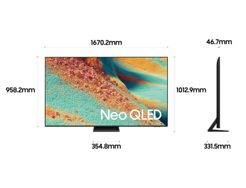 삼성 2025 Neo QLED QNF85 189cm KQ75QNF85AFXKR 스탠드형 리모트 포함