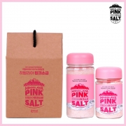 히말라야 핑크소금 명절 답례품세트 16호 300g+400g 합2개입(가는입자) 보틀 결혼식 돌잔치 고희 팔순 조의 답례품 핑크솔트 보틀용기 장례식 조문 교회 김장