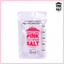 히말라야 핑크소금 크리스탈굵은소금 300g 미네랄 핑크소금 파우치 식용 암염 100% 답례품 선물세트 결혼식 장례 장례식 조의 조문 돌잔치 교회