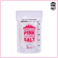 히말라야 핑크소금 크리스탈굵은소금 400g 미네랄 핑크소금 파우치 식용 암염 100% 답례품 선물세트 결혼식 장례 장례식 조의 조문 돌잔치 교회