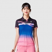 여성 스포츠 반팔 카라 티셔츠 ST-2601