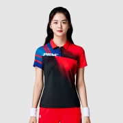 여성 스포츠 반팔 카라 티셔츠 ST-2600