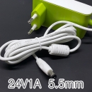 다용도 어답터,아답터,24V1A,5.5mm,노이즈필터사용,프린터,통신기기,전산기기,산업용기기