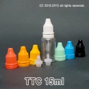 PMB-15TTC 투명 15ml 1000개이상구매 안약병잠금캡 아로마용기 디퓨저용기 샘플용기 소분용기