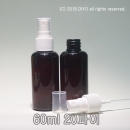 60ml 스프레이캡용기 100개이상구매(PET,20파이,갈색용기) 액체용기,화장품병,믹스병,샘플병 PMB-T20BR60S