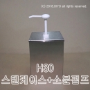 스텐케이스+H30소분펌프(용기무료증정) 액체세제,프로필렌글리콜,RPG,소독제,증류수,약품,화장품재료