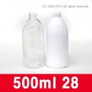 500ml 원형용기 145개이상구매(PET,28파이,투명) 샴푸용기 린스용기 섬유탈취제용기 약품용기 탈취제용기 섬유유연제용기 PMB-T28T500B PMB-T28W500B