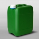 화학약품전용 20L 직사각말통(PMB-20JH,녹색) 약품전용,락스,초산,아세트산,암모니아,주정,질산세척제통,산업용세제통,자동차세제통