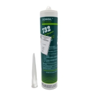 DOWSIL 732 RTV 실란트 범용 전기절연 실리콘 카트리지 투명 300ml