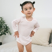 [베이비붐] 항균 메쉬 바디슈트 코튼 밤부 아기 신생아 유아 봄 여름 수트