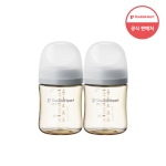 더블하트 모유실감 3세대 PPSU 새벽그레이 160ml 트윈팩