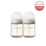 더블하트 모유실감 3세대 PPSU 오후의베이지 160ml 트윈팩