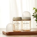 더블하트 모유실감 3세대 PPSU 오후의베이지 160ml 트윈팩
