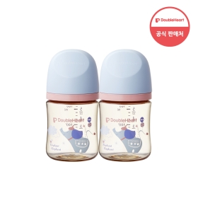 더블하트 모유실감 3세대 PPSU 꿈꾸는코끼리 160ml 트윈팩