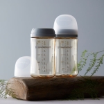 더블하트 모유실감 3세대 PPSU 새벽그레이 240ml 트윈팩