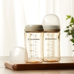더블하트 모유실감 3세대 PPSU 오후의베이지 240ml 트윈팩