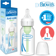 닥터브라운 내로우넥 옵션스 플러스 PP젖병 화이트1P 250ml