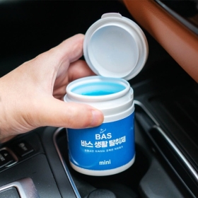 BAS 바스 차량용 탈취제 에어컨 담배 냄새 제거 미니 베이비파우더향 150g, 1개