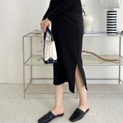 블룸마터니티 데일리 옆트임 임산부 스커트