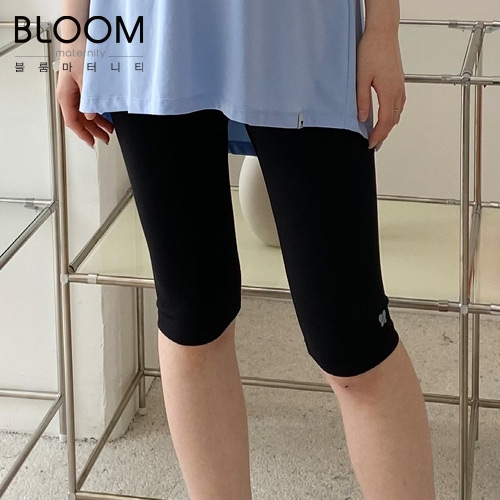 블룸마터니티 슬림 임산부요가바지(5부)