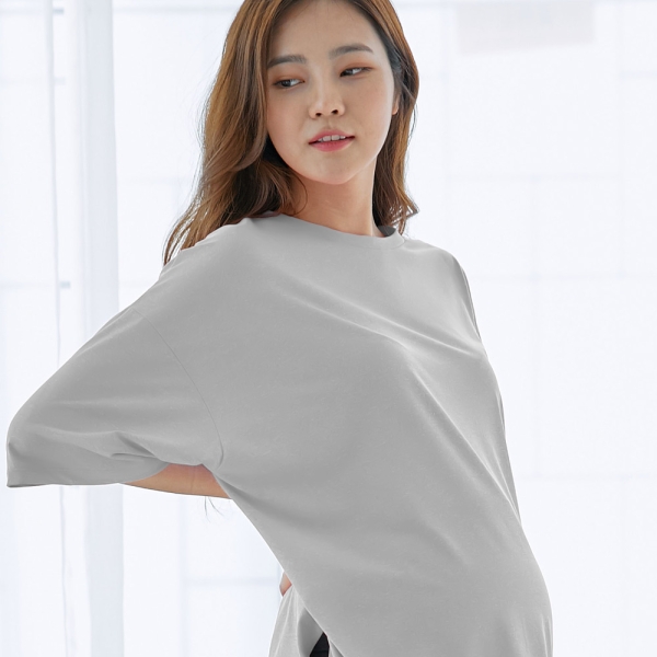 블룸마터니티 엣지 임산부 요가티셔츠