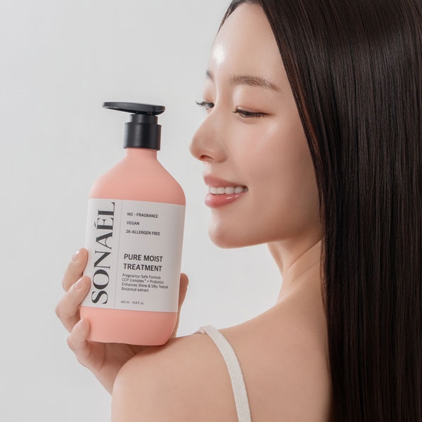 임산부 트리트먼트 저자극 무향 비건 | 소나엘 퓨어 모이스트 트리트먼트