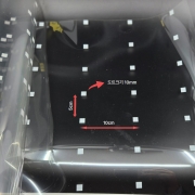 조류충돌방지필름 5x10간격 화이트10mm 사각 도트 필름