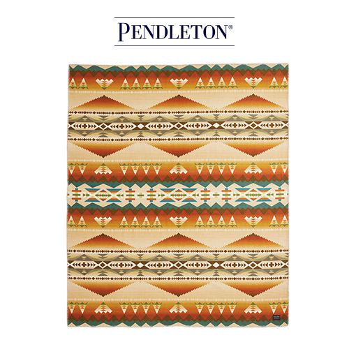 [ZE475-57276] 펜들턴 기모처리 안된 자카드 블랭킷 로브 담요 - 솔스티스 캐니언