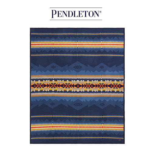 [ZE493-57306] 펜들턴 기모처리 안된 자카드 블랭킷 로브 담요 - 카스카디아
