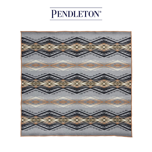 [ZE493-57338] 펜들턴 기모처리 안된 자카드 블랭킷 로브 - 투말로 리지