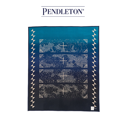 [ZE788-57355] 펜들턴 칼리지 펀드 자카드 블랭킷 로브 캠핑용 담요 - 인피니트 프레이어