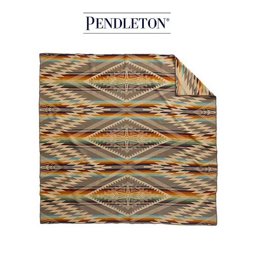 [ZE475-57239] 펜들턴 기모처리 안된 자카드 블랭킷 로브 담요 - 서머랜드