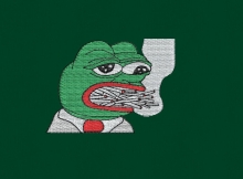 10-101 슬픈 개구리 담배 흡연 페페