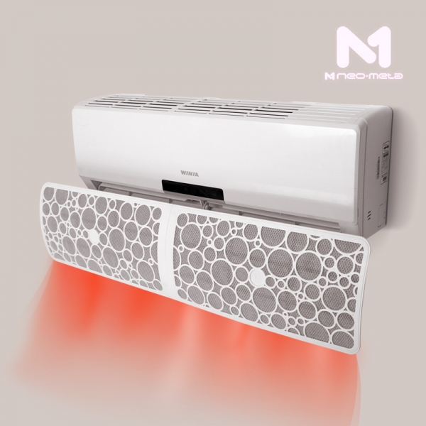 네오메타 벽걸이 에어컨 바람막이 무풍 가림막 윈드바이저