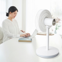가정용 저소음 선풍기 써큘레이터 높이조절 공기순환 탁상 스탠드 리모컨