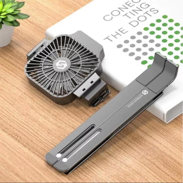 휴대용 알루미늄 접이식 거치대 노트북 쿨러 쿨링팬