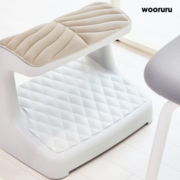 우루루 책상 발받침대 2단 발판 사무실 의자