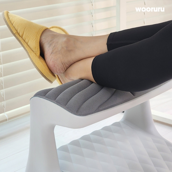 우루루 책상 발받침대 2단 발판 사무실 의자