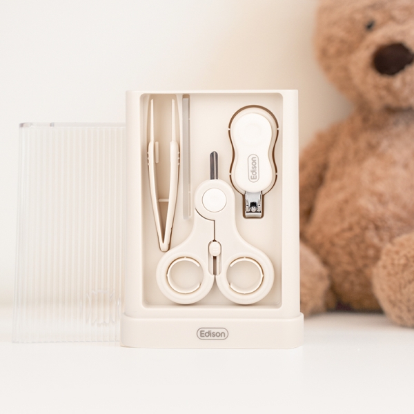 에디슨 아기 신생아 손톱깎이 네일 케어 4종 세트