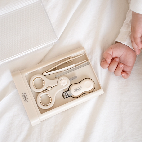 에디슨 아기 신생아 손톱깎이 네일 케어 4종 세트