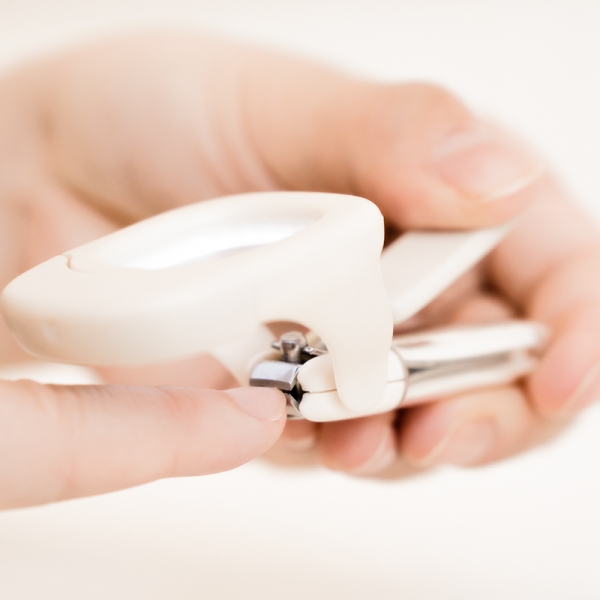 에디슨 아기 신생아 유아 LED 돋보기 손톱깎이