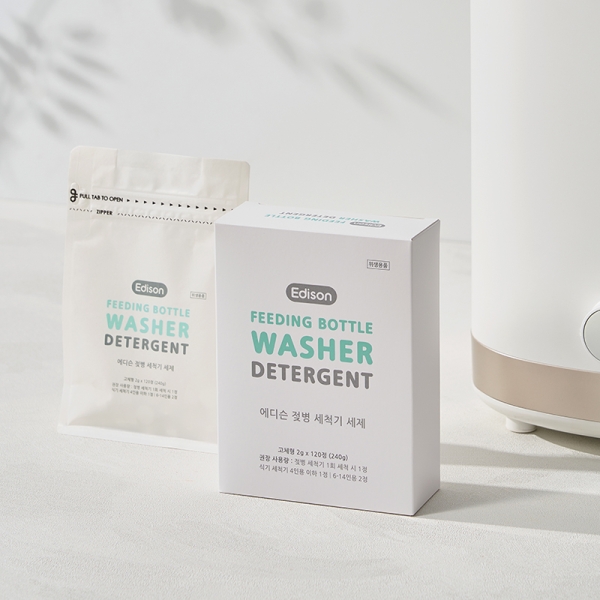 에디슨 젖병세척기 식기세척기 올인원 세제 120정
