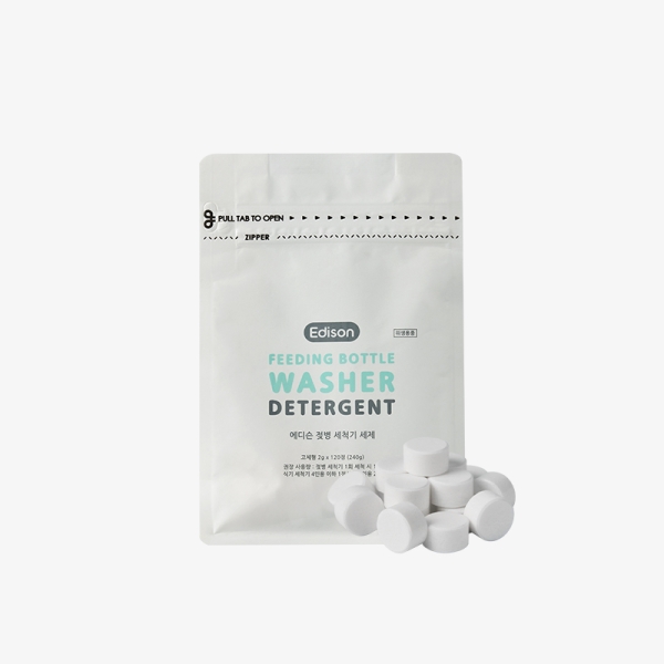 에디슨 젖병세척기 식기세척기 올인원 세제 120정
