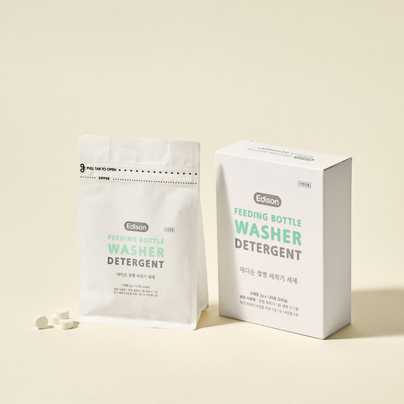 에디슨 젖병세척기 식기세척기 올인원 세제 120정
