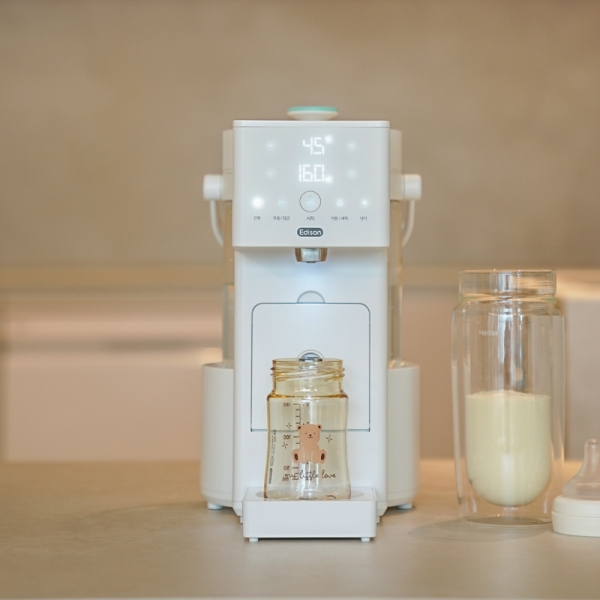 에디슨 플러스 통유리 자동 출수형 분유포트