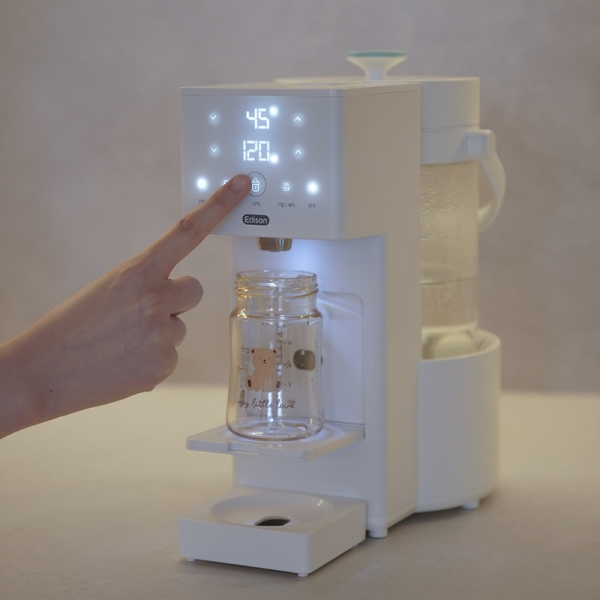 에디슨 플러스 통유리 자동 출수형 분유포트