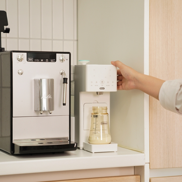 에디슨 플러스 통유리 자동 출수형 분유포트